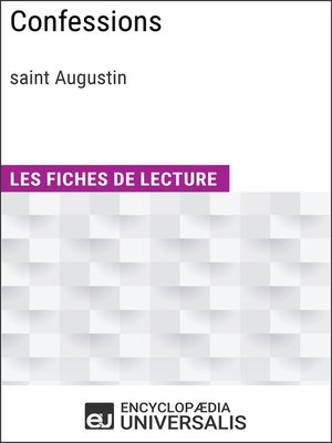 cover image of Confessions de saint Augustin